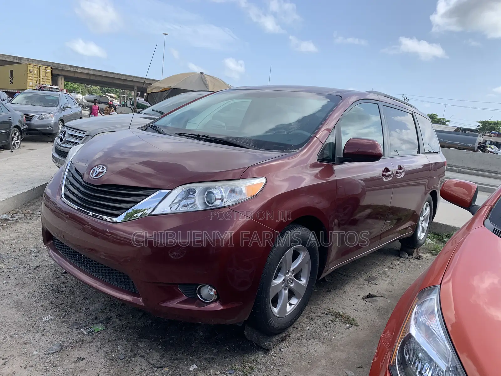 Toyota Sienna LE 8 Passenger 2012 Red