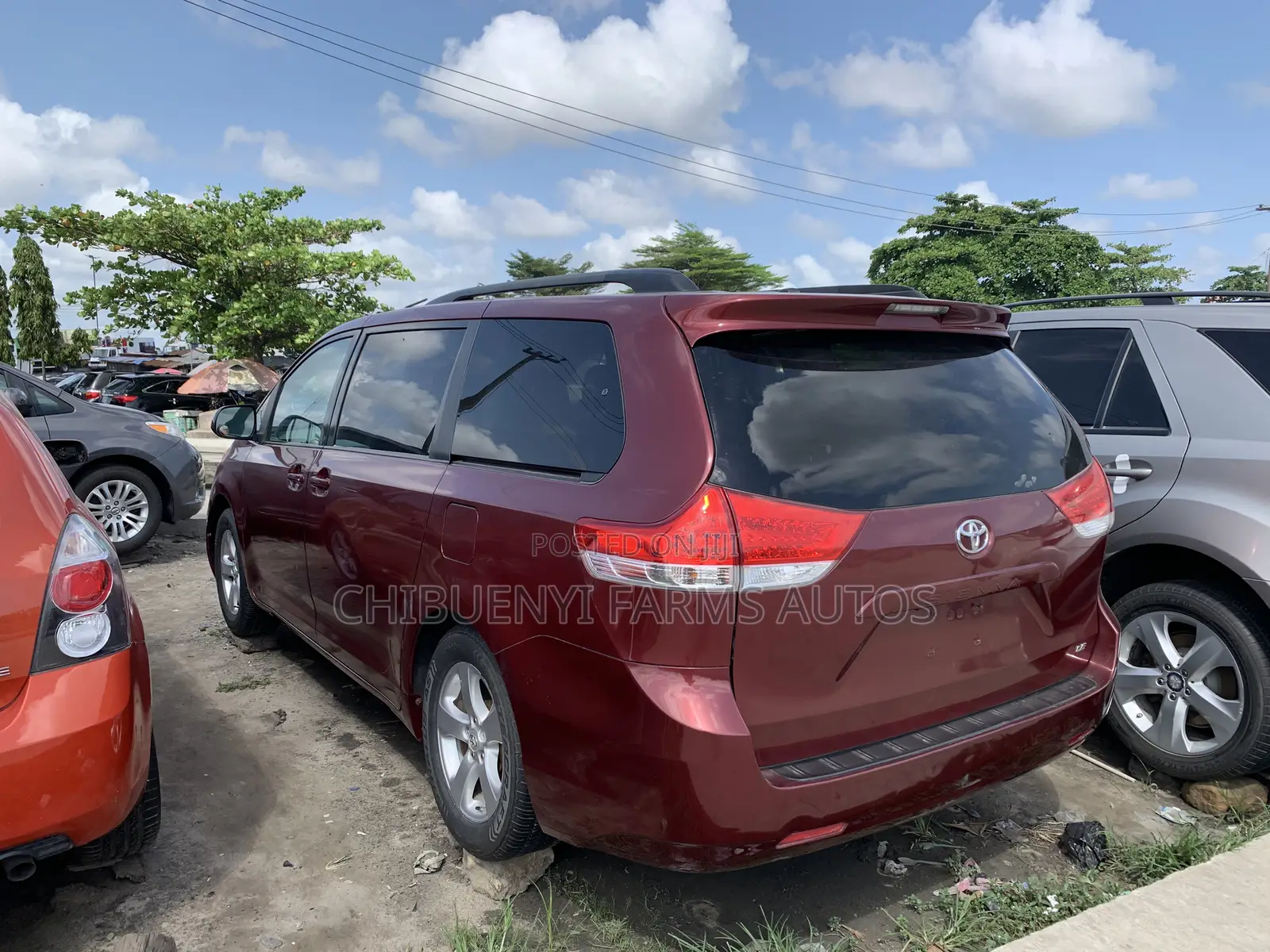 Toyota Sienna LE 8 Passenger 2012 Red