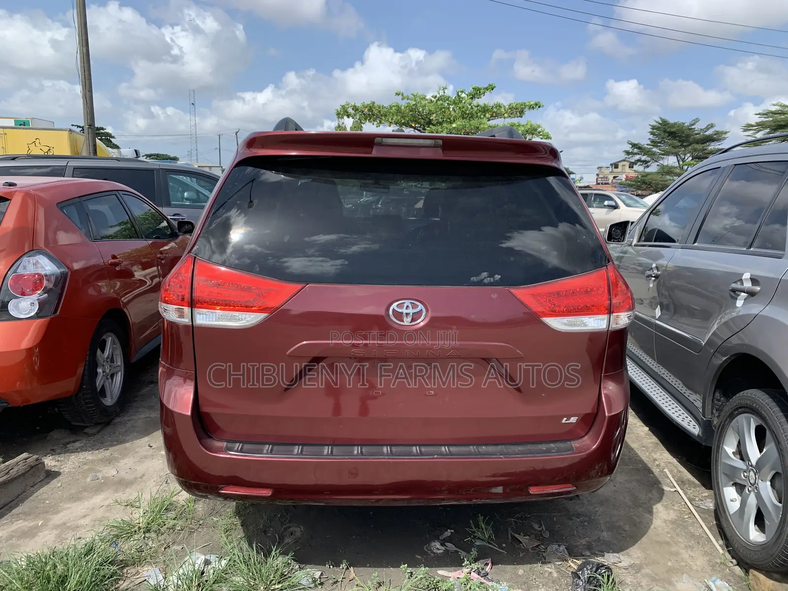 Toyota Sienna LE 8 Passenger 2012 Red
