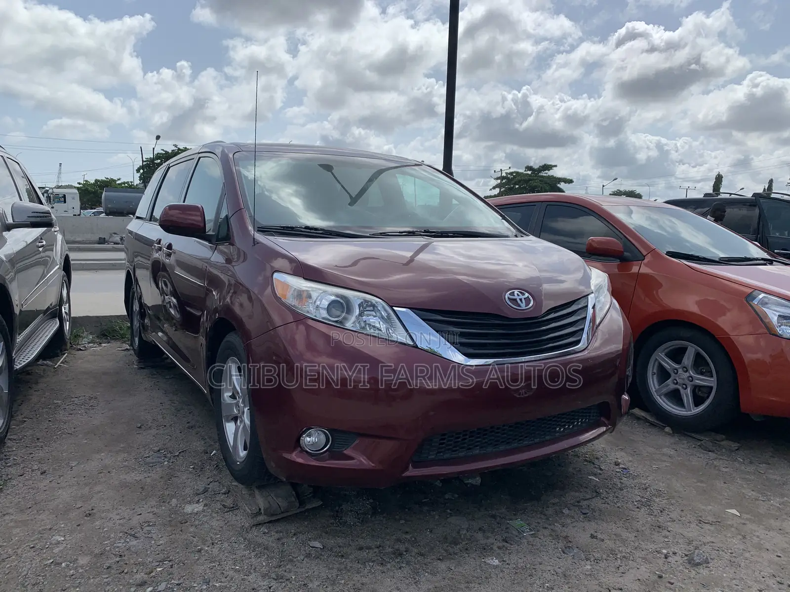 Toyota Sienna LE 8 Passenger 2012 Red