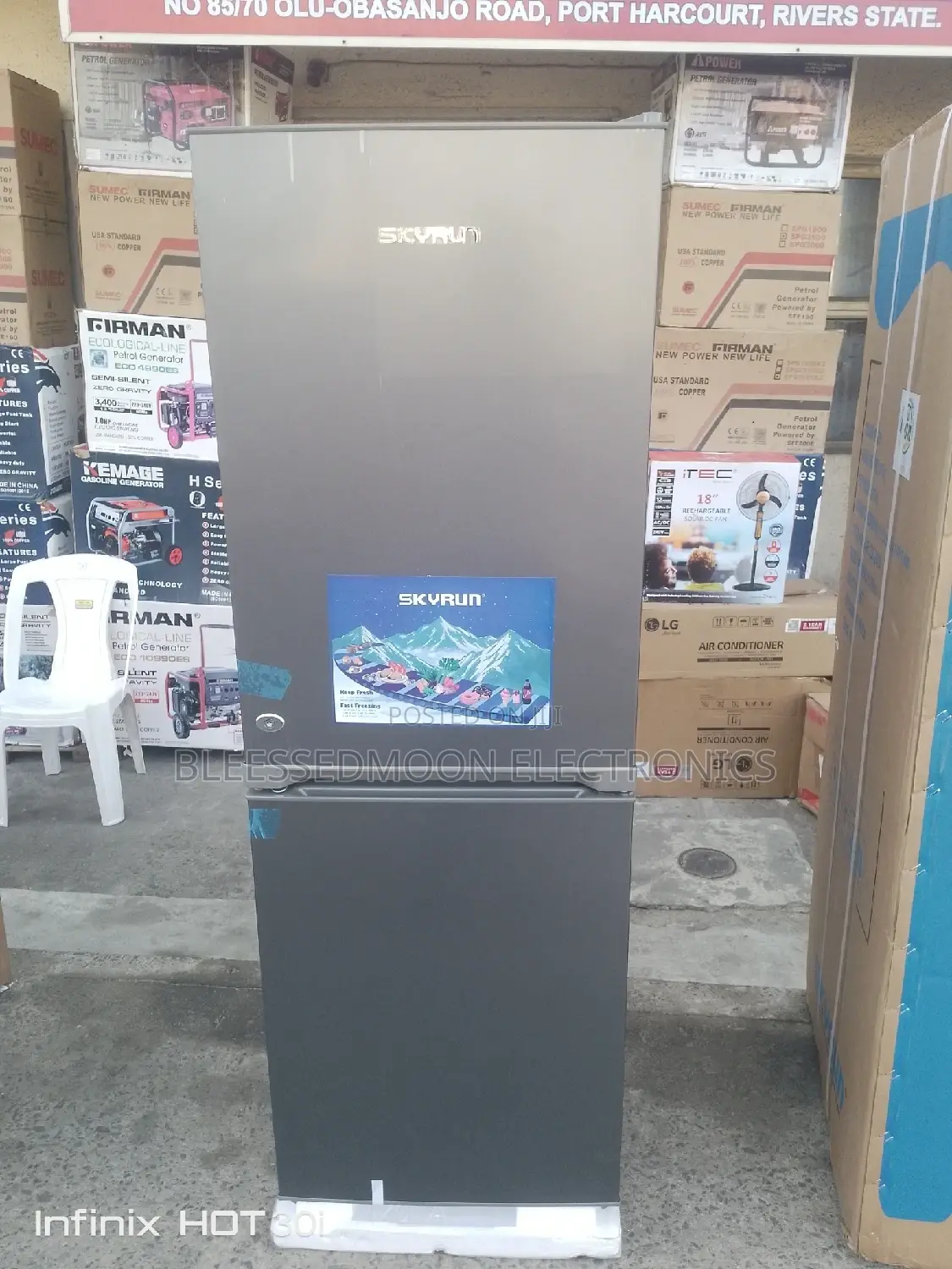 Skyrun Low Voltage Standing Fridge 3 Years Warranty