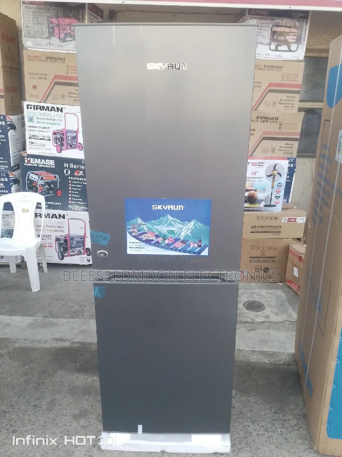 Skyrun Low Voltage Standing Fridge 3 Years Warranty