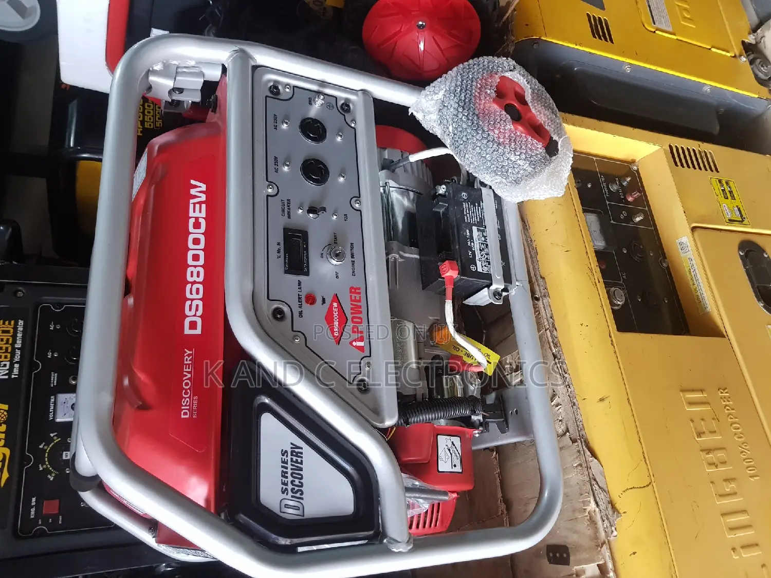 I Power Generator 5.5 Kva Key Starter With Warranty