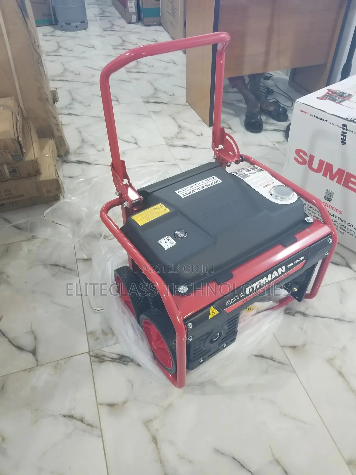 Sound and Affordable Sumec Firman Generator ECO 4990ES.