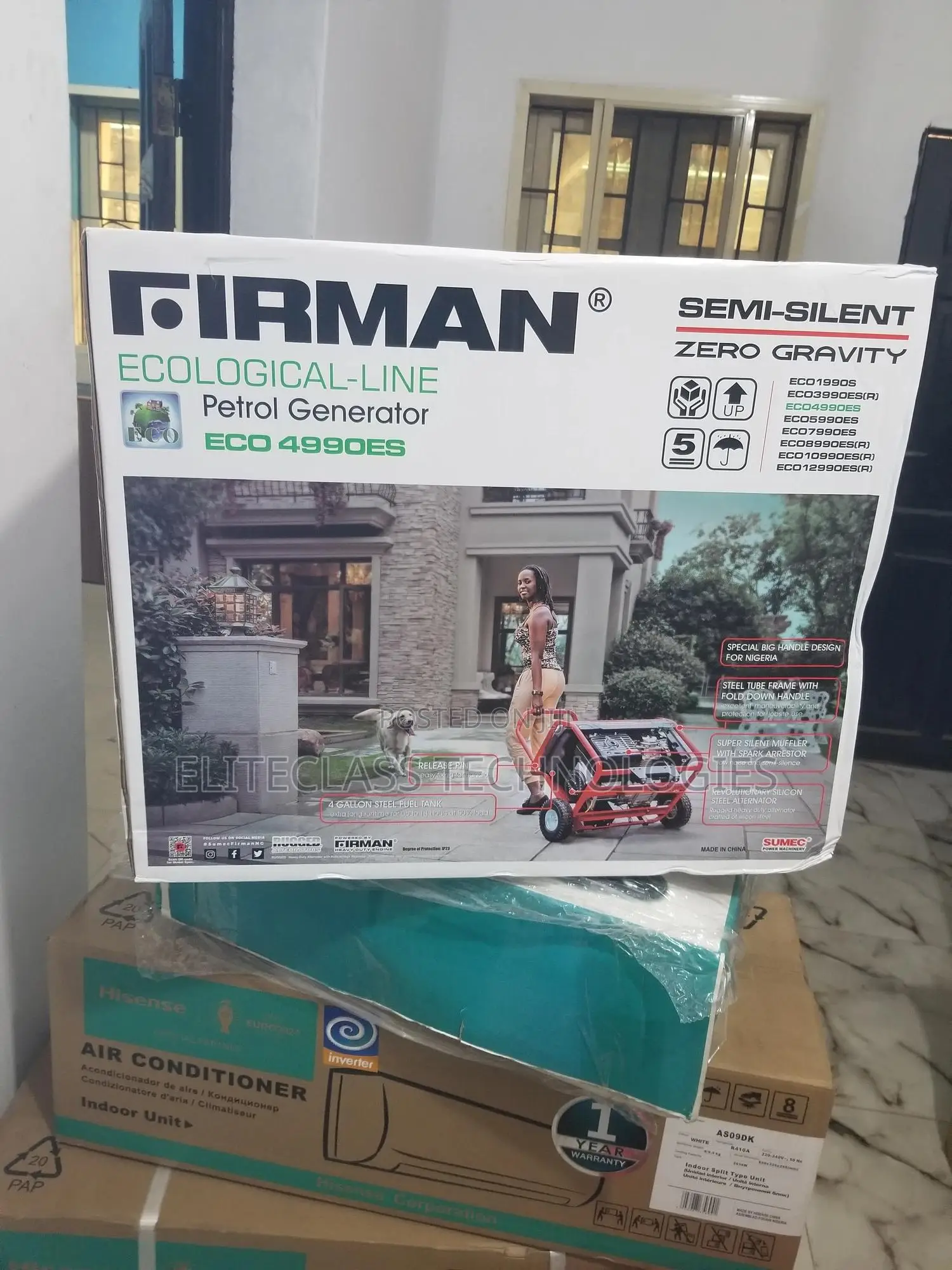 Advanced Sumec Firman Generator Eco 4990es.