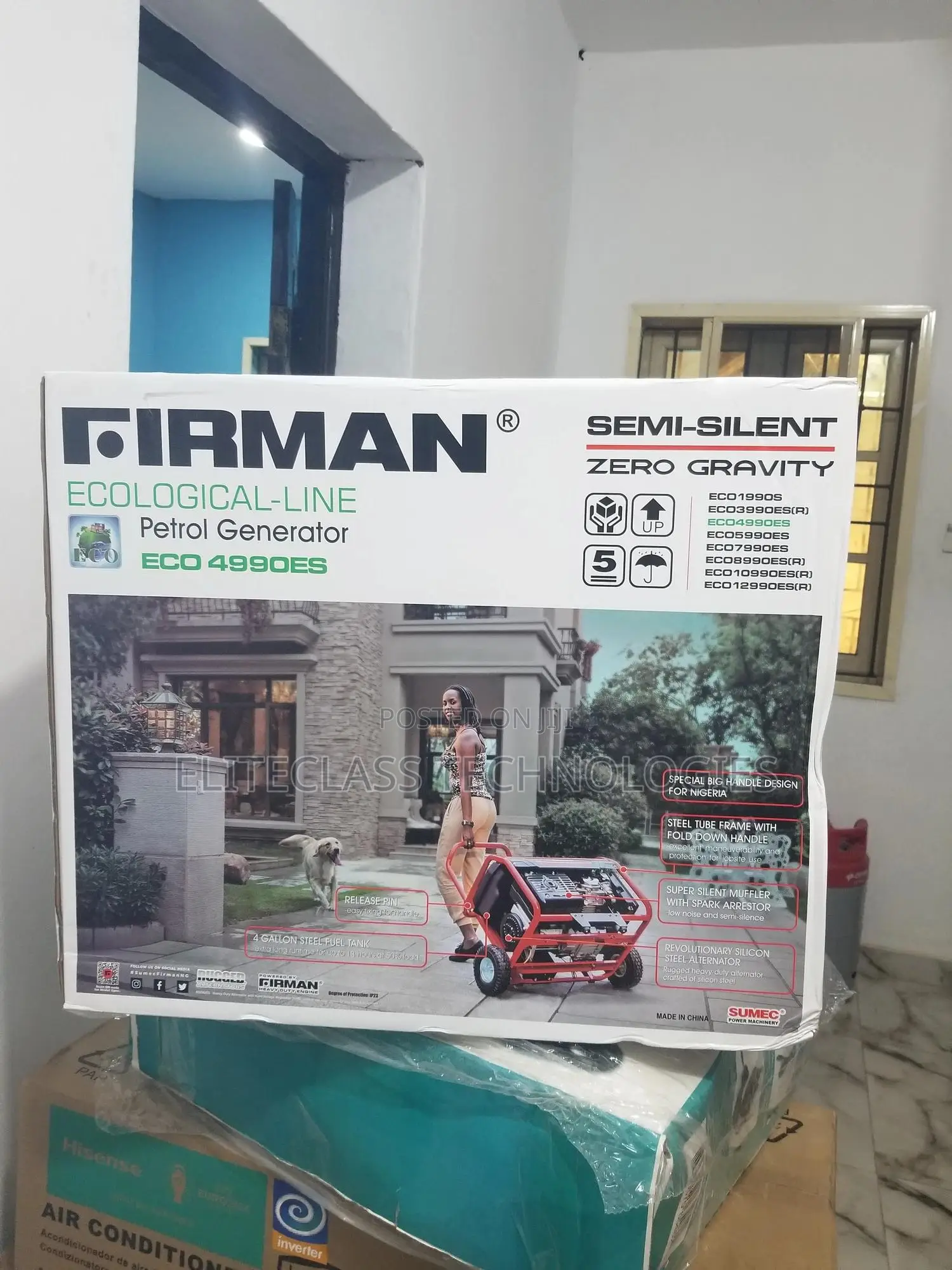 Standard and New Firman Generator Eco 4990es.