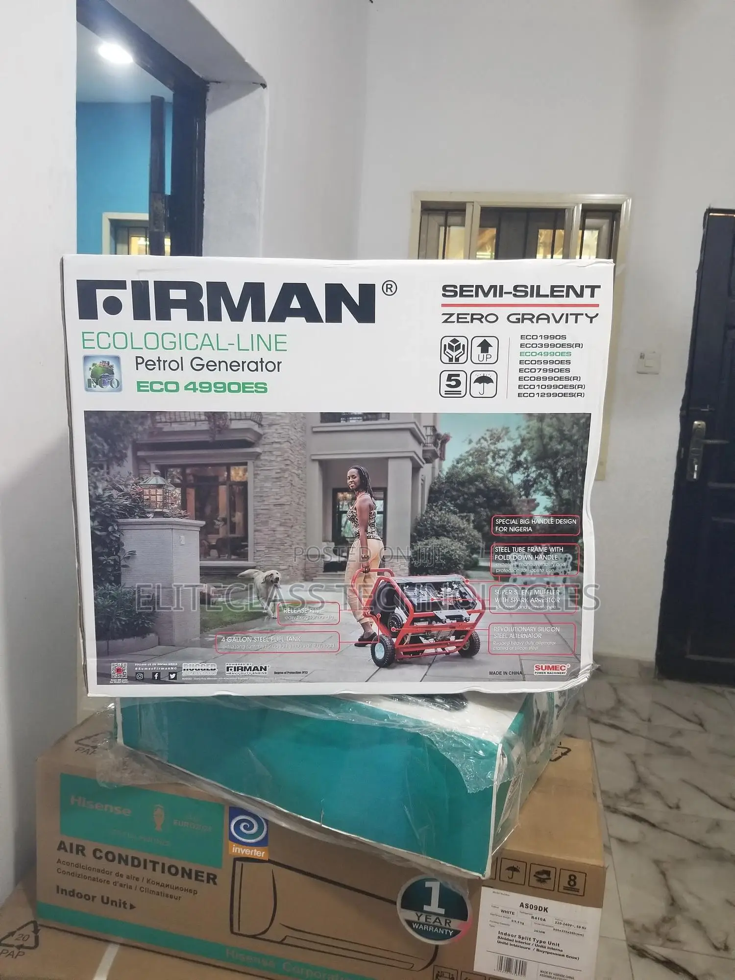 Powerful Sumec Firman Generator Eco 4990es.