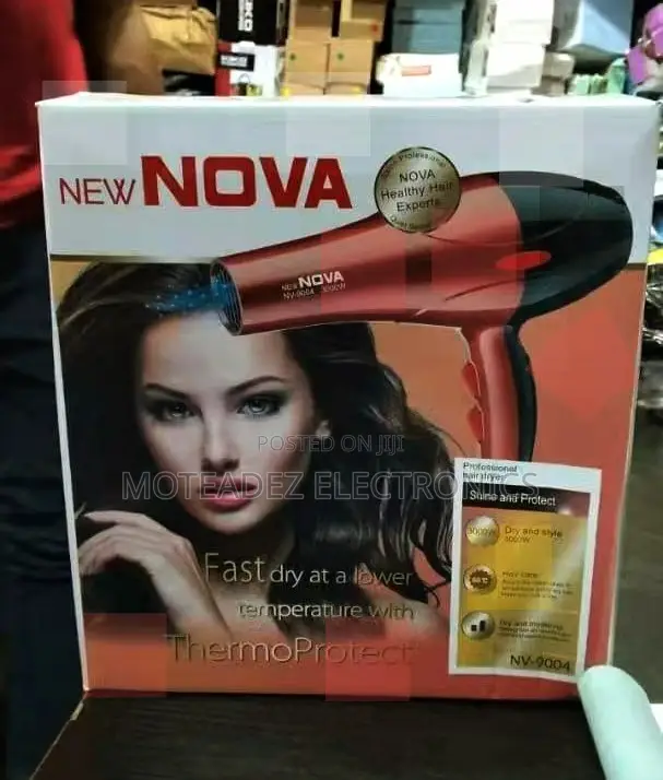 New Nova 2000w Professional Portable Handheld Hair Dryer