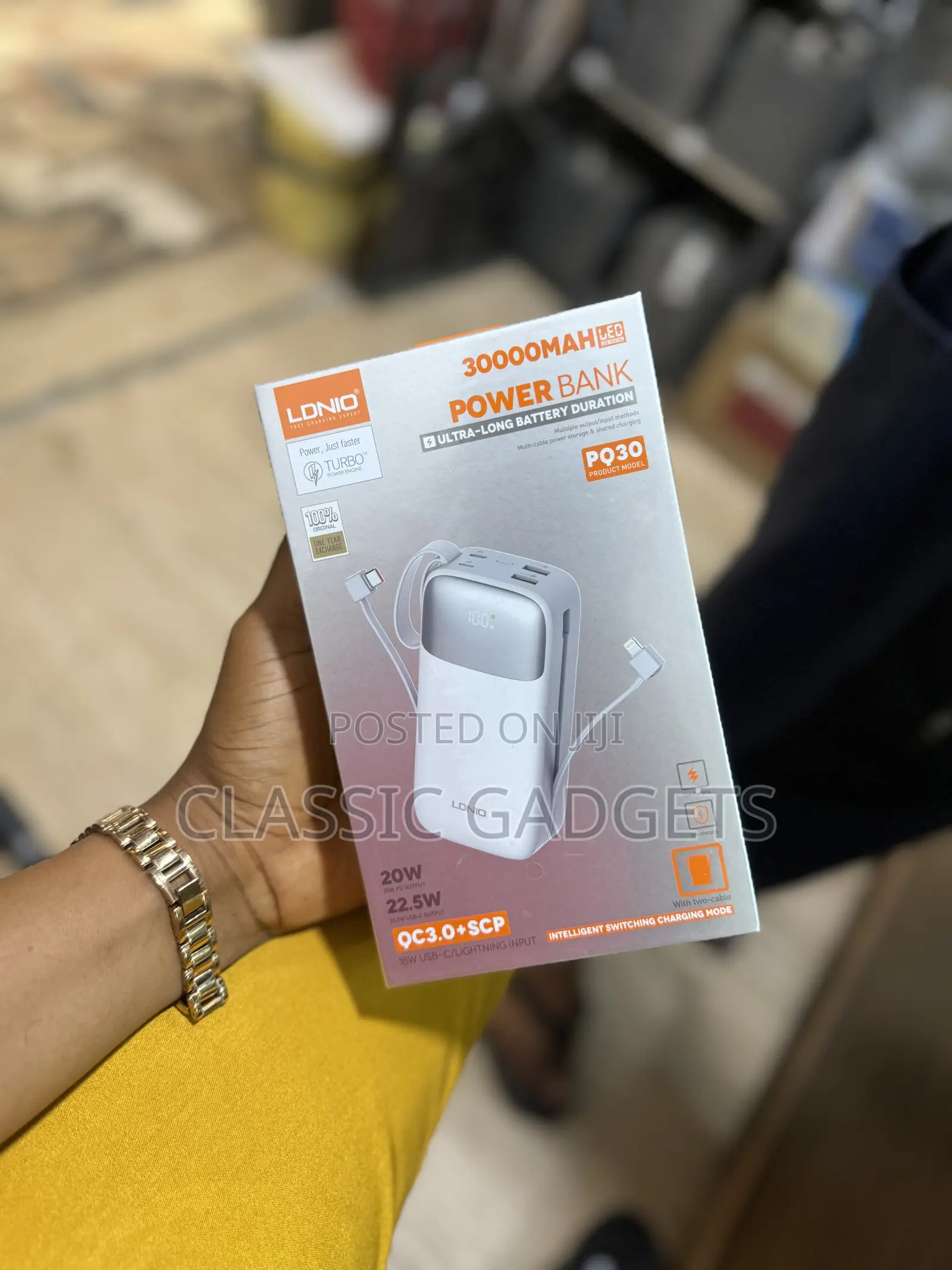 LDNIO PQ30 30000mah USB-C Fast Charging Power Banks