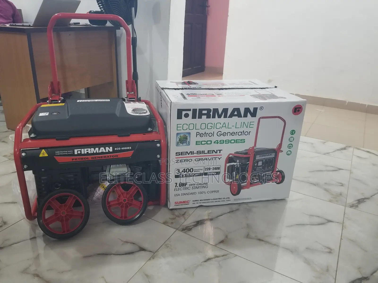 Powerful and Unique Sumec Firman Generator ECO4990ES.