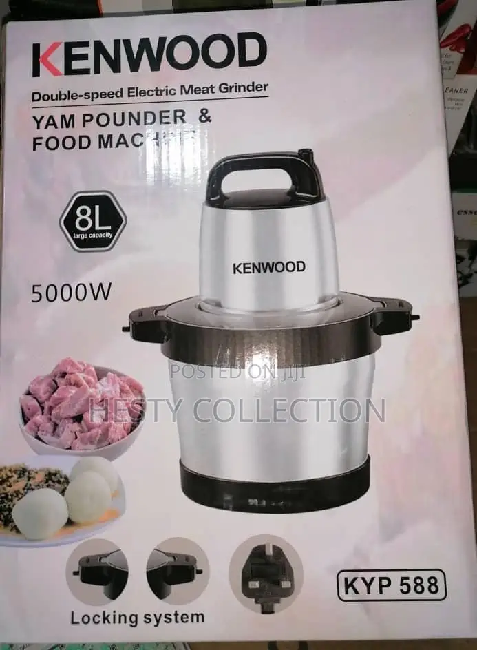 8L Kenwood Yam Pounder and Food Processor 5000watts