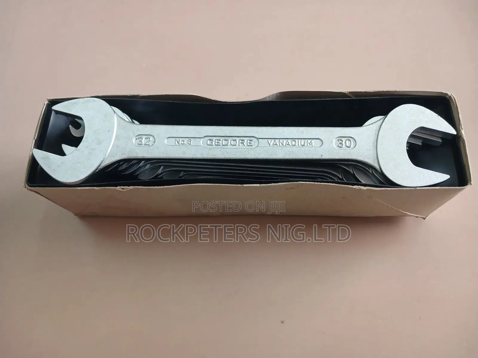 Gedore 6-120 - 12pc 6x7-30x32mm Double Open Ended Wrench Set