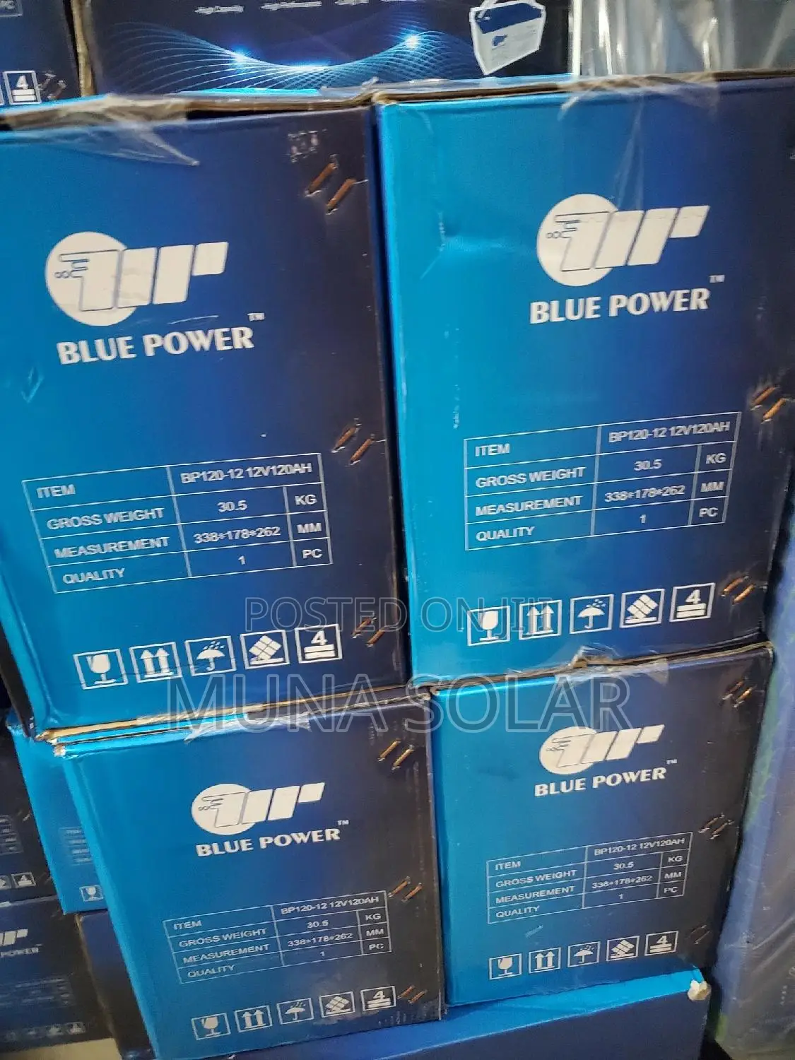 100ah 12v Blue Power Dry Cell Battery