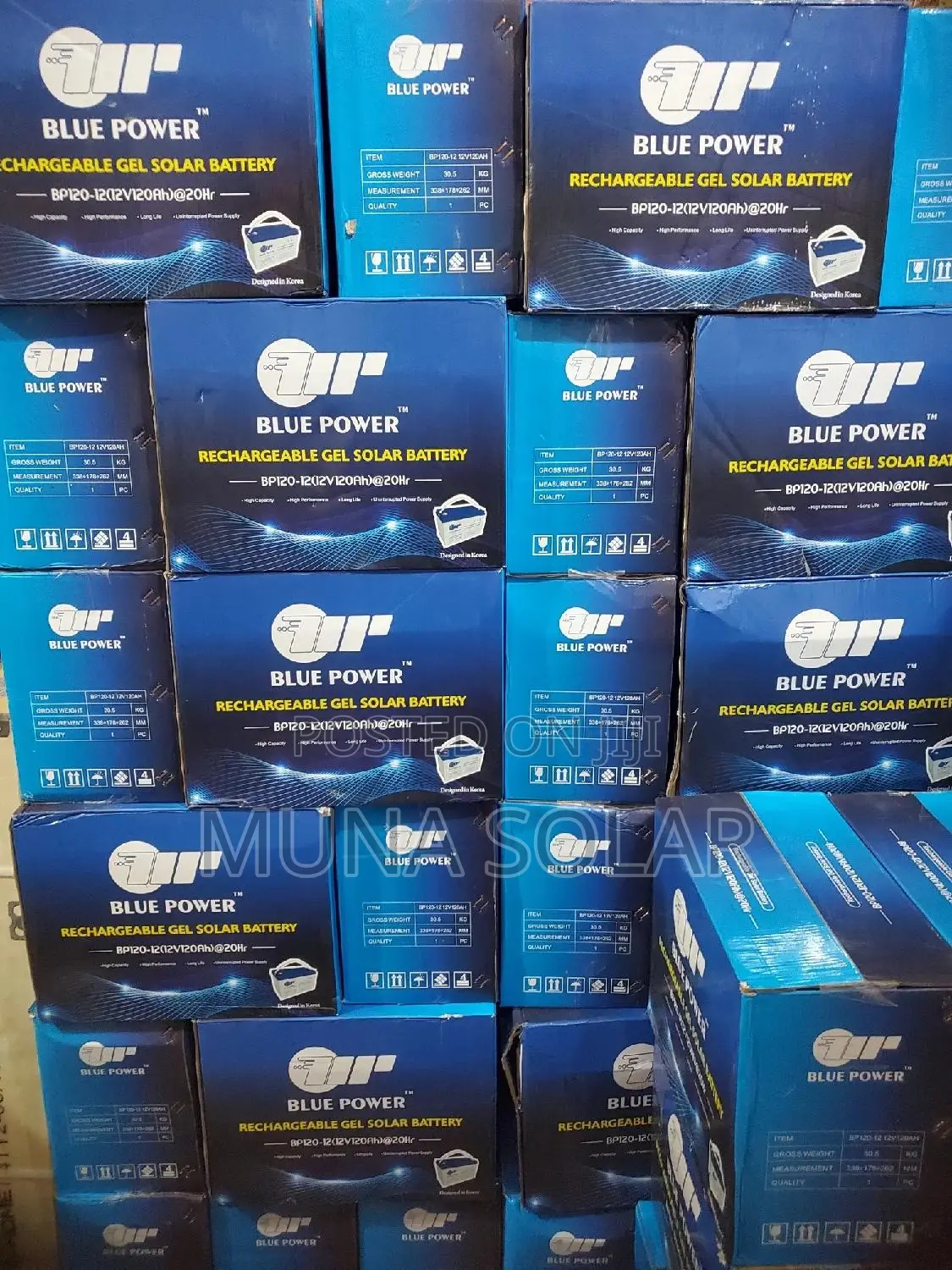 100ah 12v Blue Power Dry Cell Battery