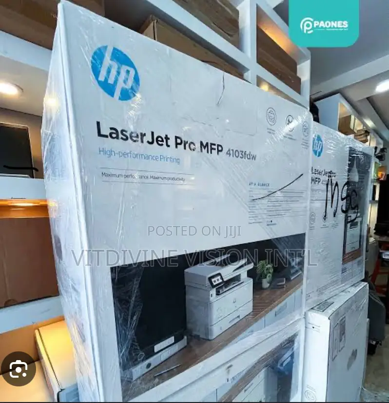 HP. Laserjet Pro MFP 4103fdw Printer 3 in 1 Black