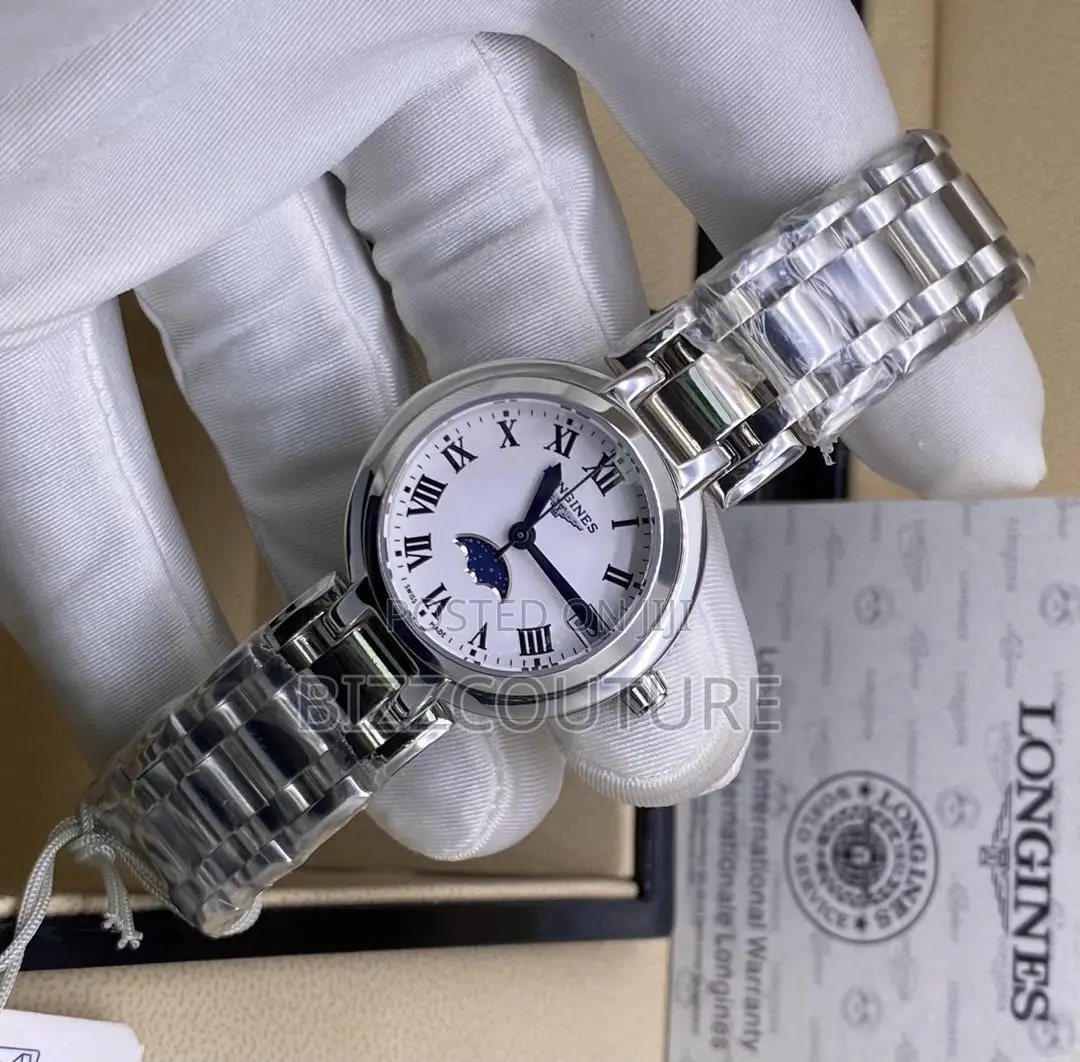 Original Longines Ladies Silver Chain Watch Is Available