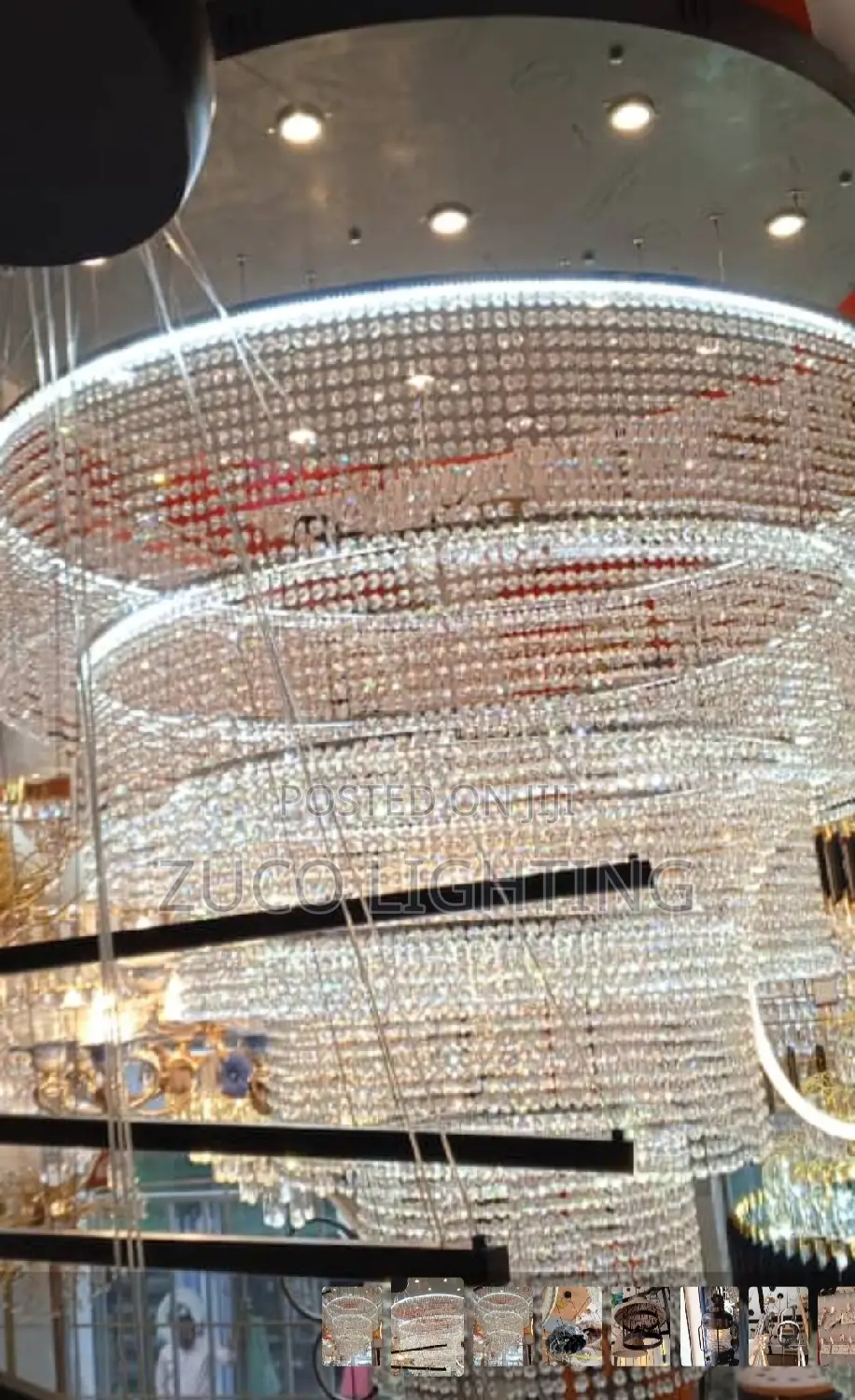 Modern Luxury LED Creative Dropping Chandelier Light