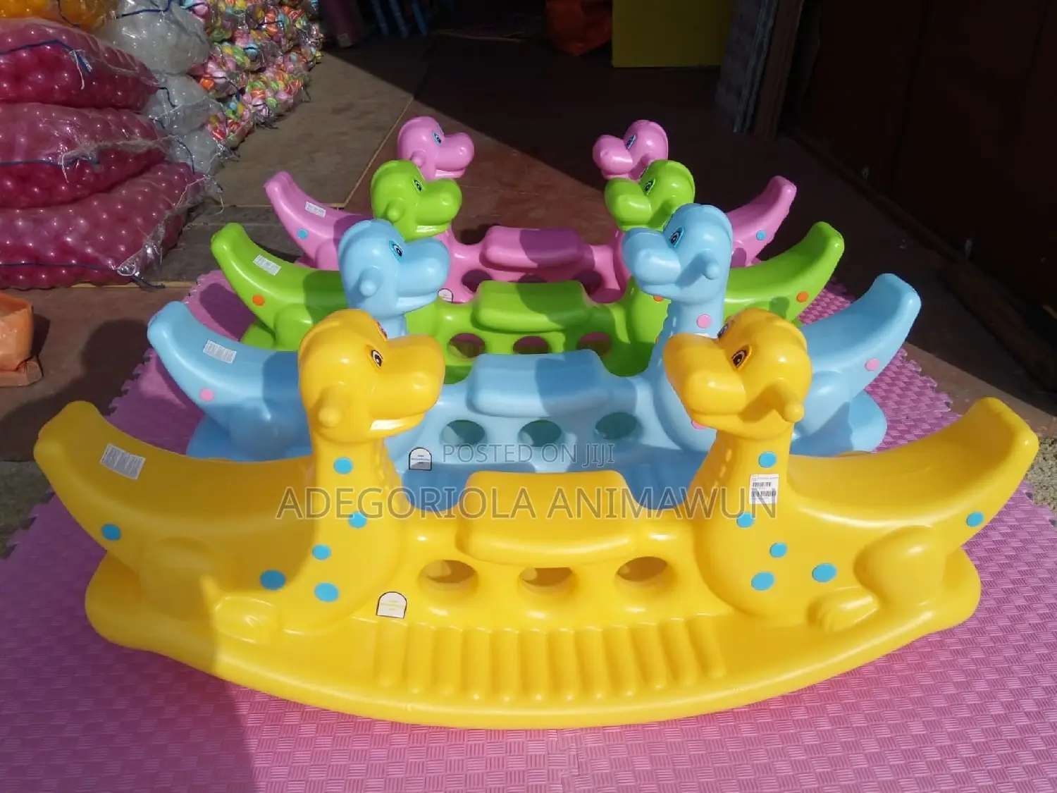 Children 3 Seater Seesaw