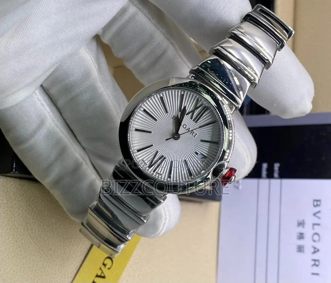 Original Bvlgari Ladies Silver Chain Watch Available'n Store