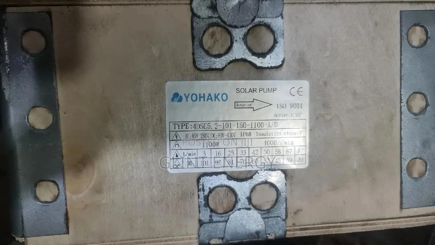 1.5hp Ac/Dc Yohako Solar Water Pump