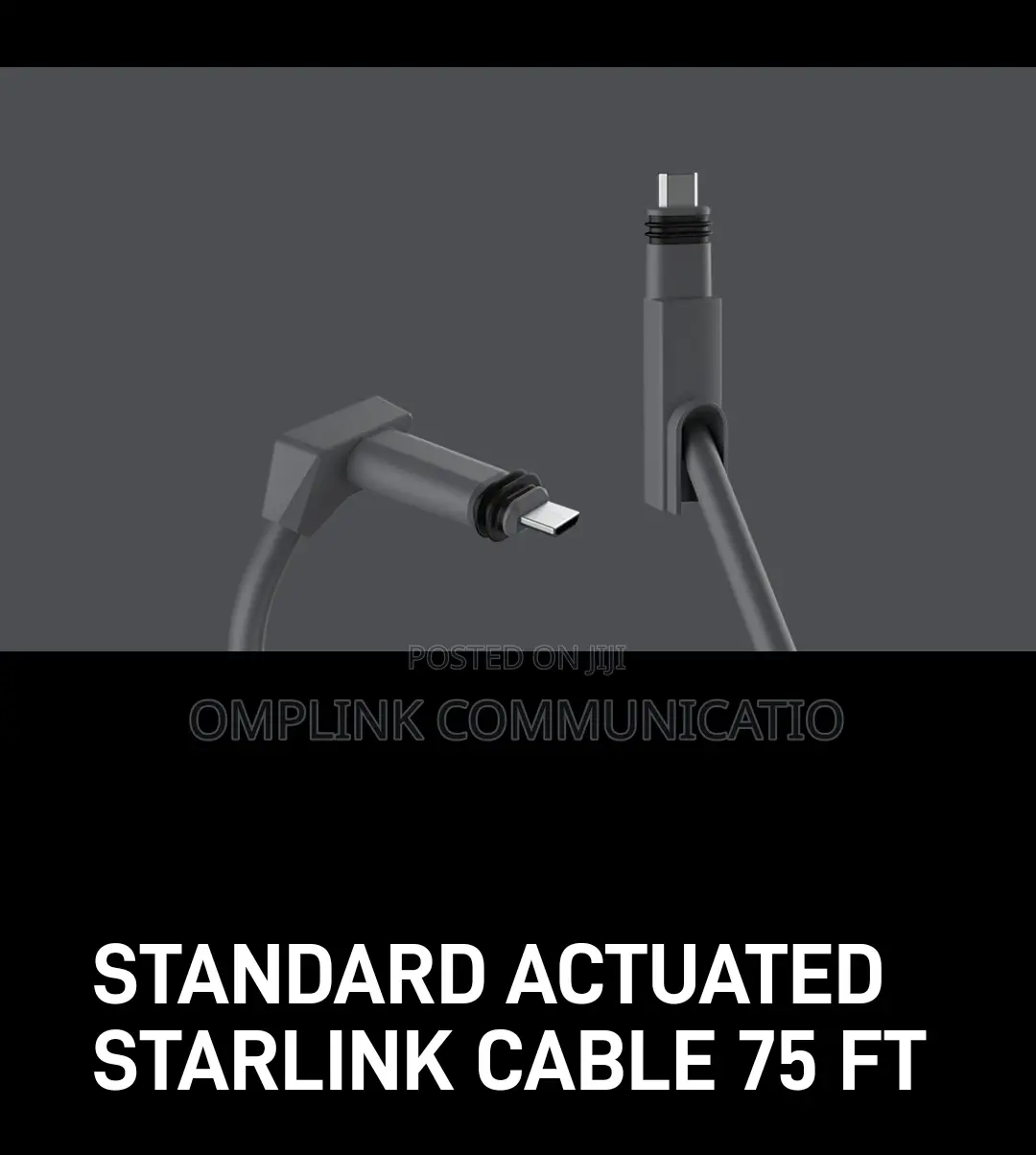 Standard Actuated Starlink Internet Cable 75 Ft