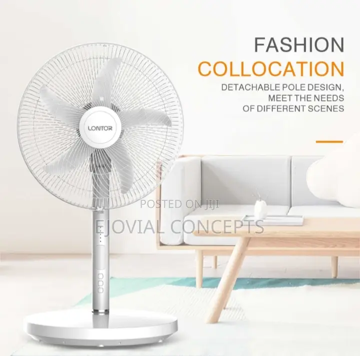 Lontor 16" Rechargeable Standing Fan CTL-Cf058r-16