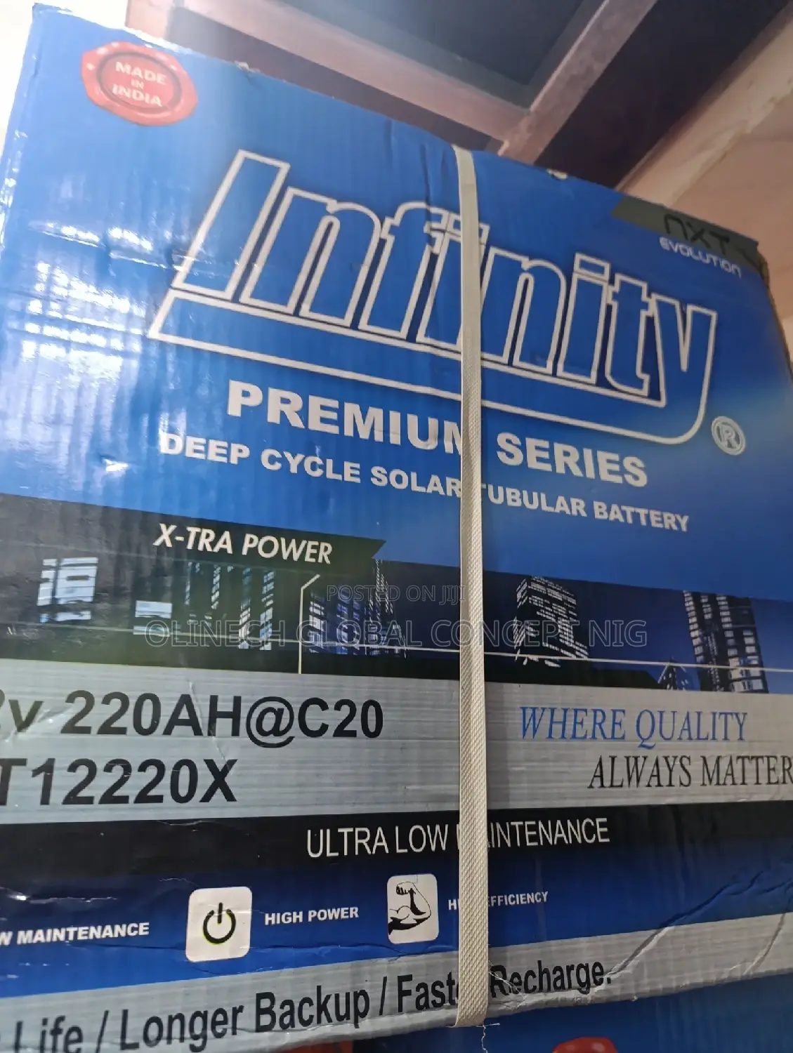 Infinity Tubular Battery