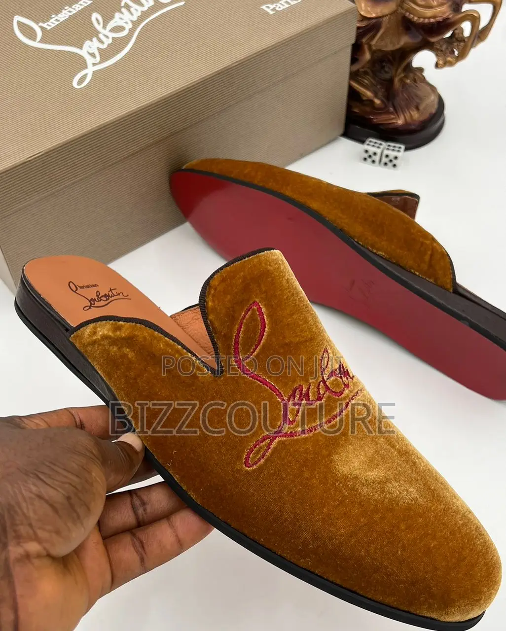Original SALVATORE FERRAGAMO Half Shoes Available in Store
