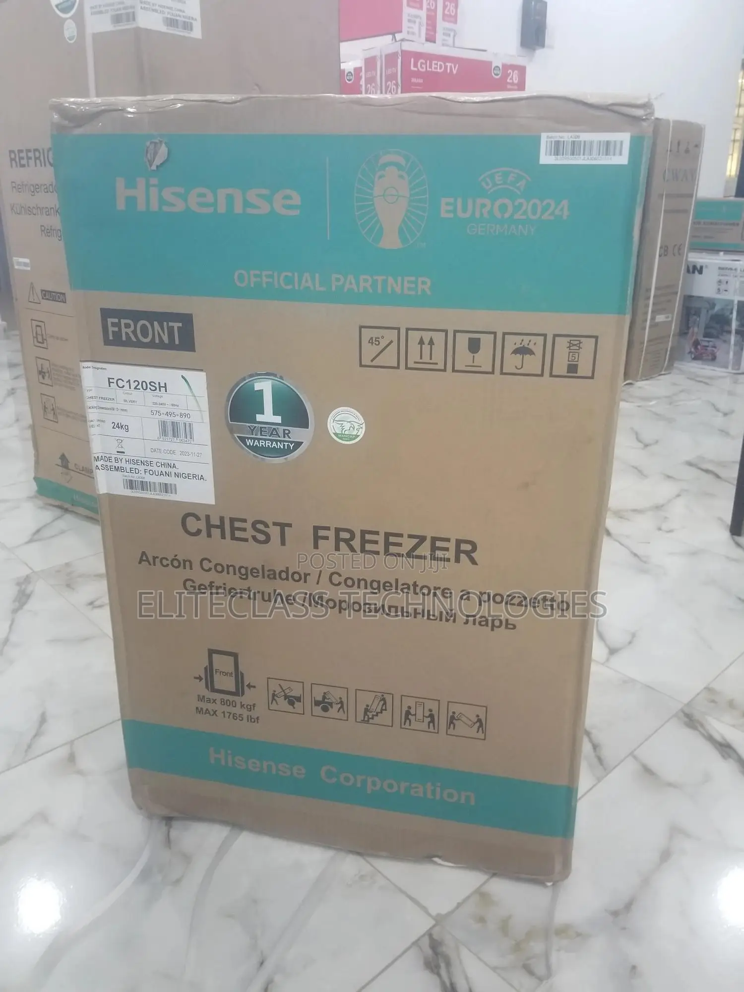 Original Hisense Chest Freezer FC-120SH.