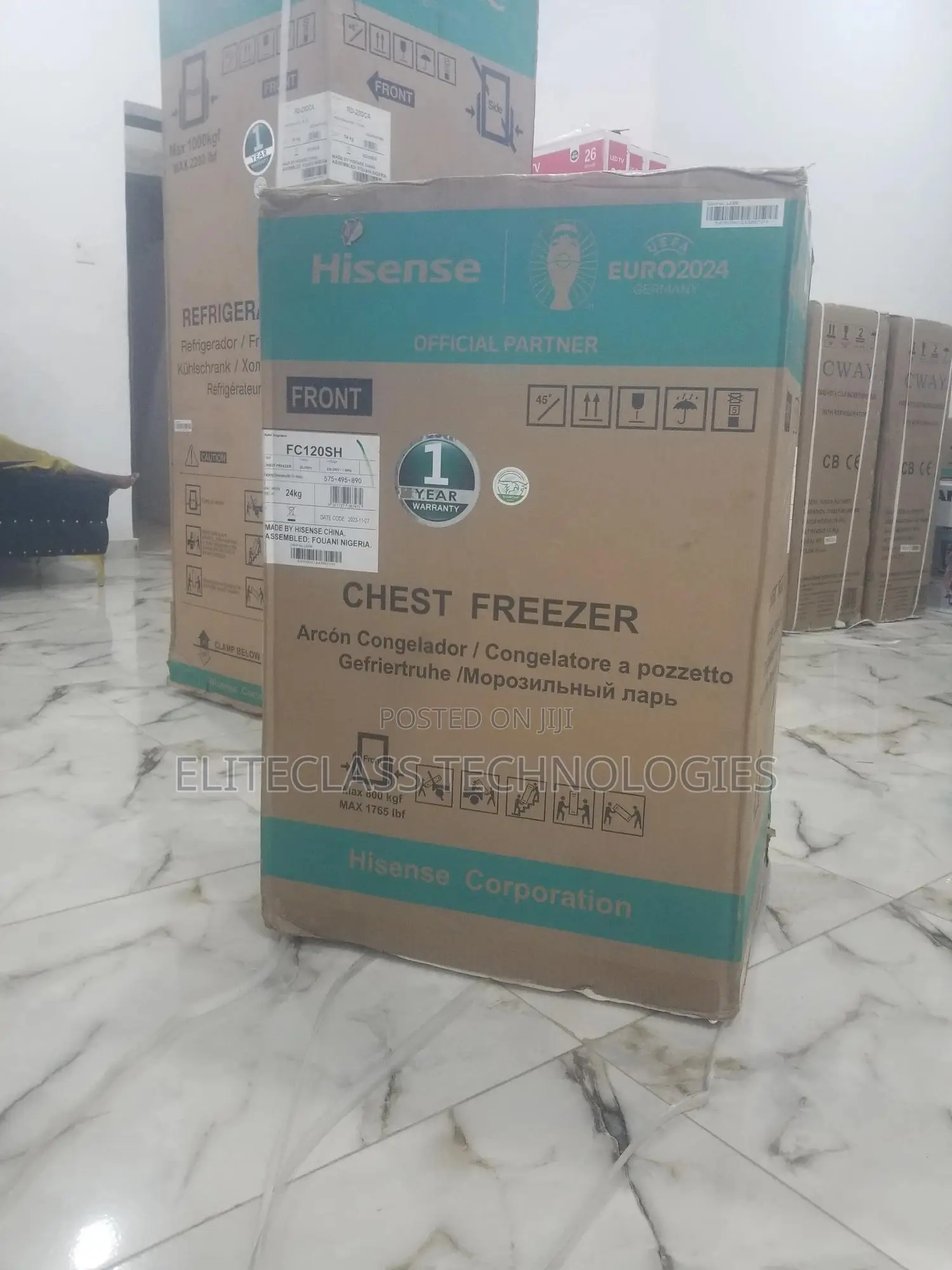 FC-120SH Hisense Chest Freezer 90liters (User Friendly).