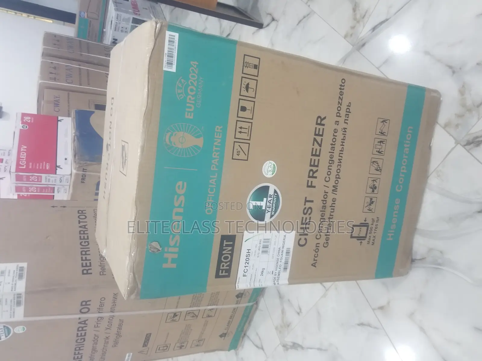Fast Cooling Hisense FC-120SH Chest Freezer 90L.