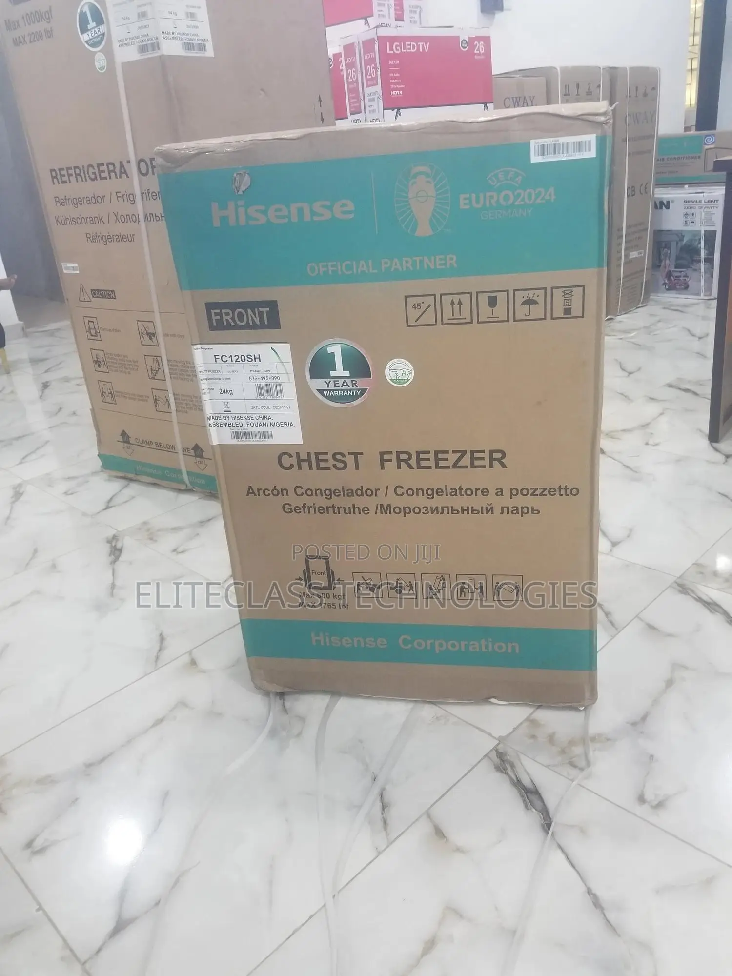 Hisense Chest Freezer 90L FC-120SH (Fast Cooling).
