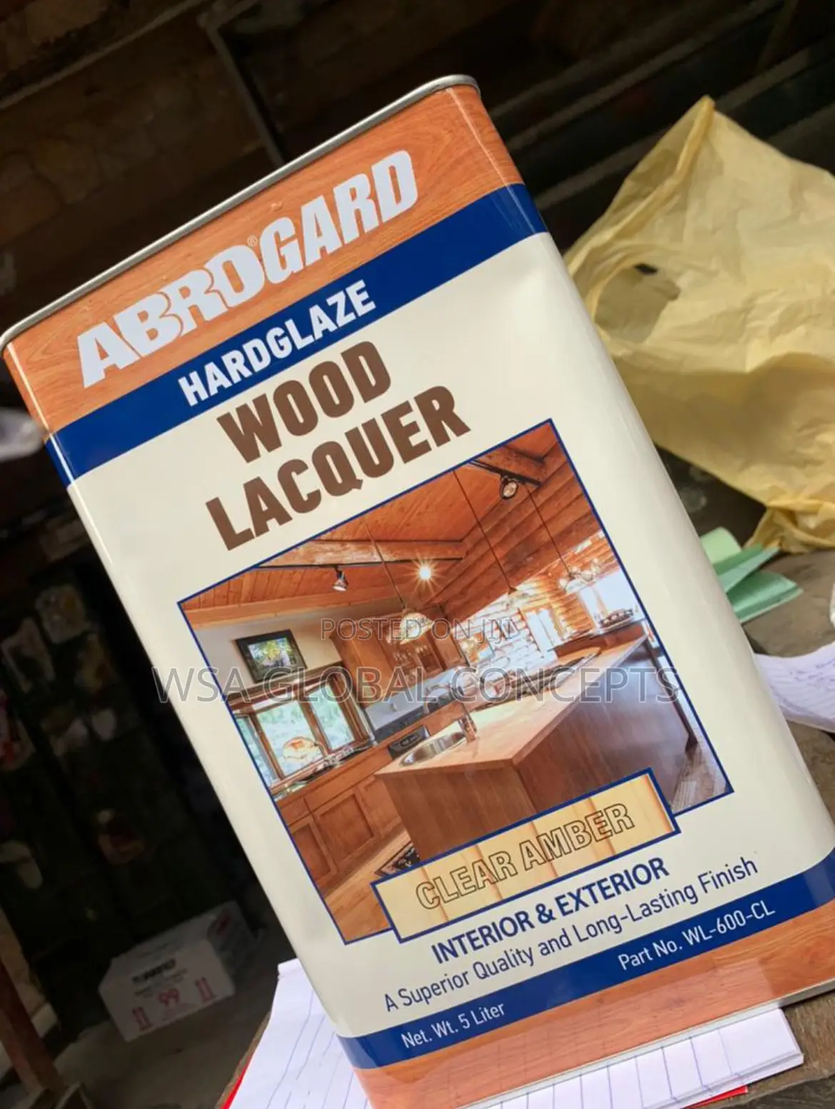 5 Liters ABROGARD Clear Wood Lacquer