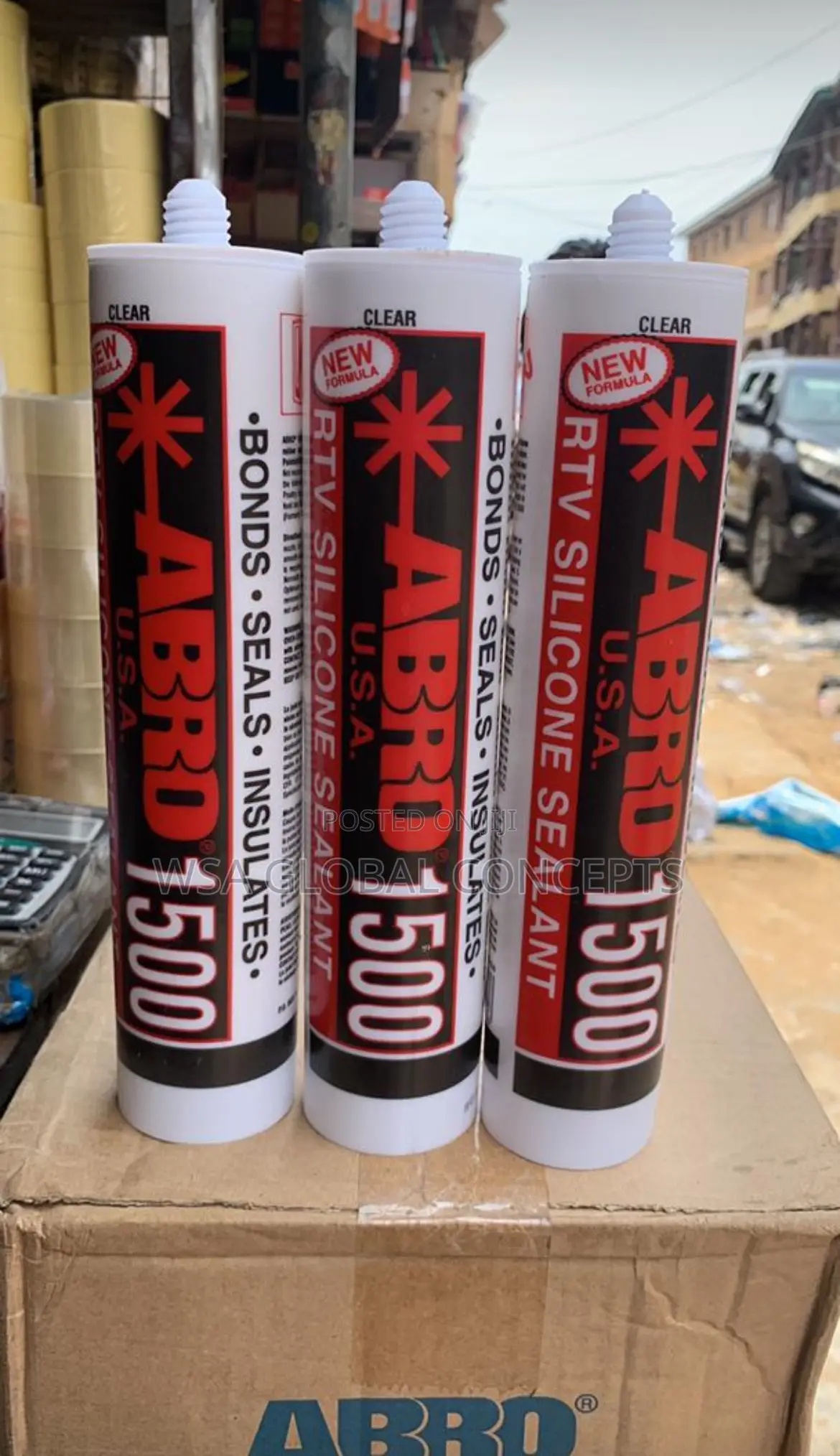 1500 Abro RTV Silicone Sealant Clear