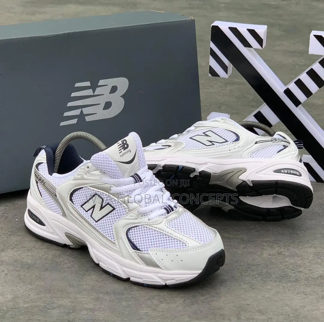 New Balance 530 White/Silver/Blue Sneakers