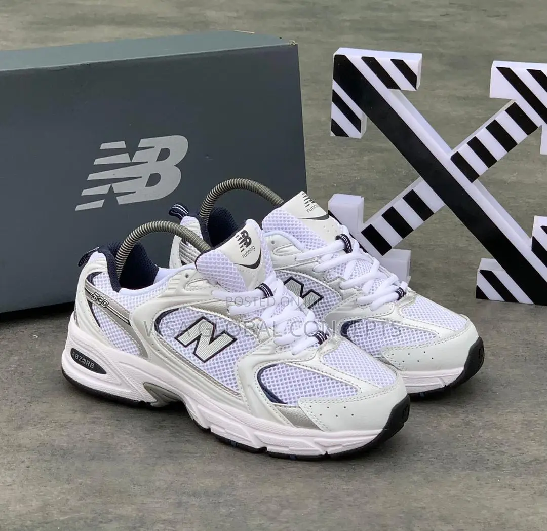 New Balance 530 White/Silver/Blue Sneakers