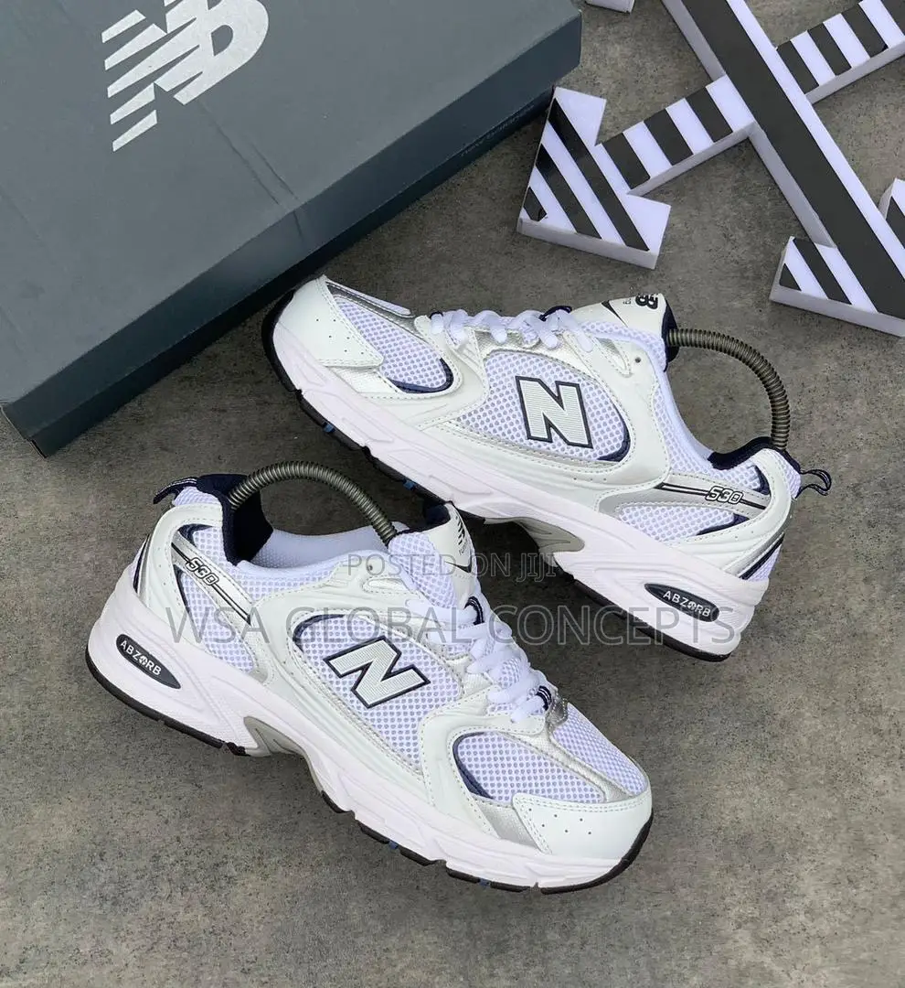 New Balance 530 White/Silver/Blue Sneakers
