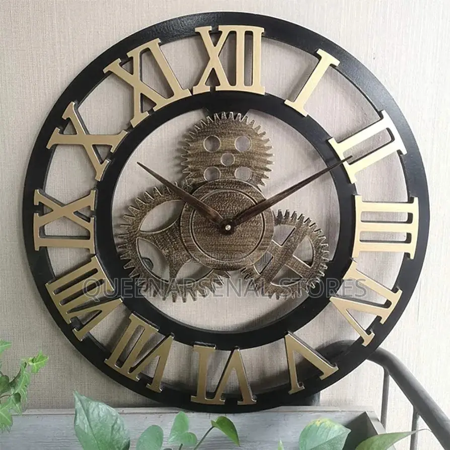 Generic Classic Vintage Wooden Wall Clock 65cm