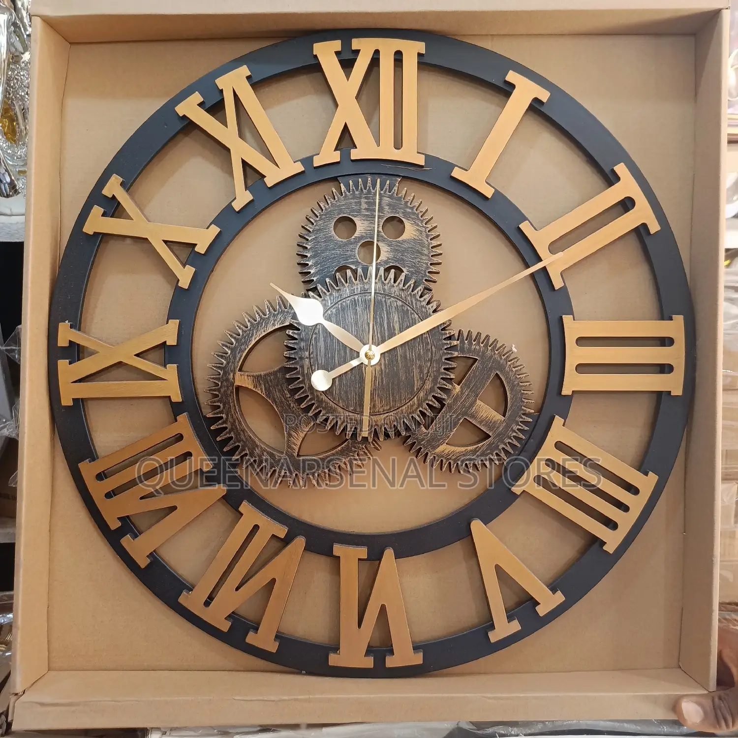 Generic Classic Vintage Wooden Wall Clock 65cm