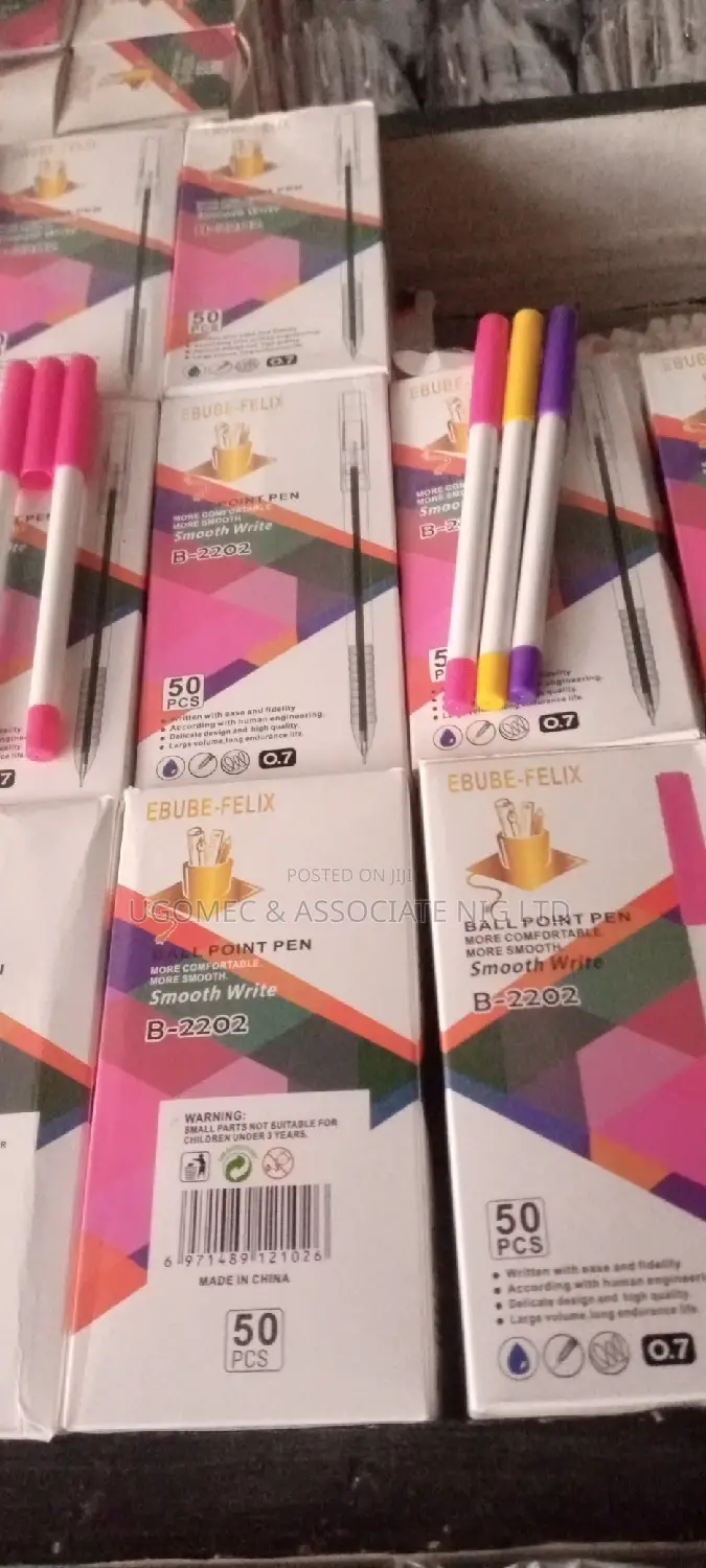 Quality Printer-Able Pens / Biro. By 50pcs