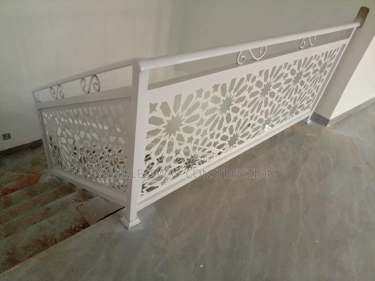 Laser Cut  Staircase Handrails