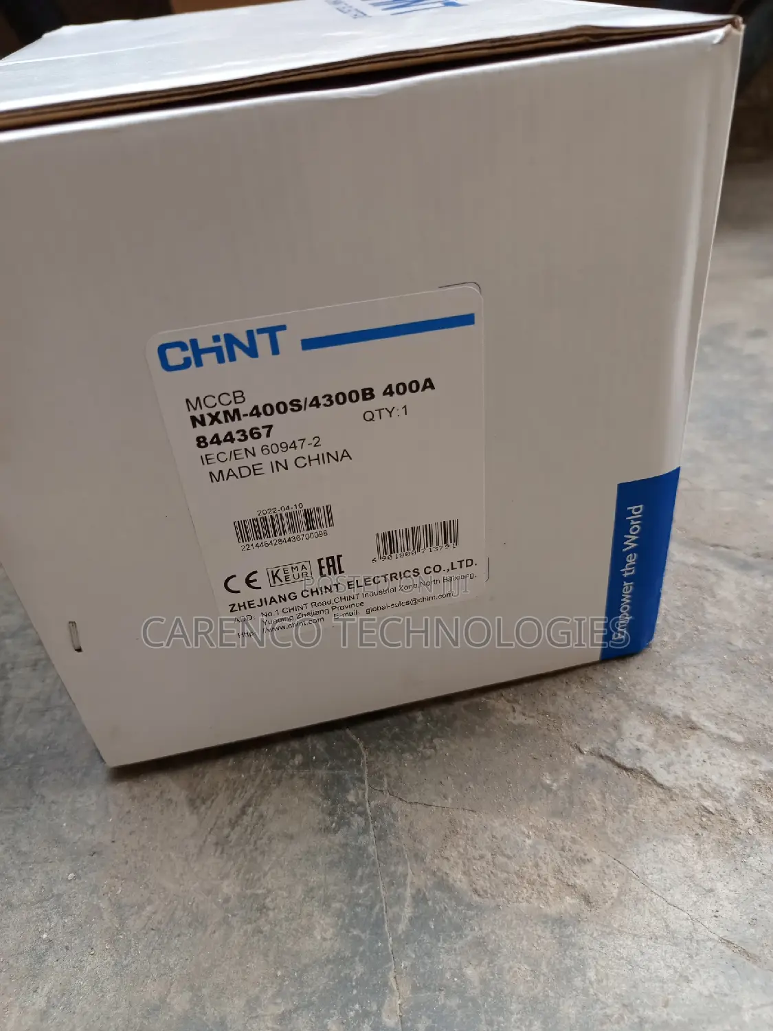 400amps 4pole Electric Circuit Breaker (CHINT)
