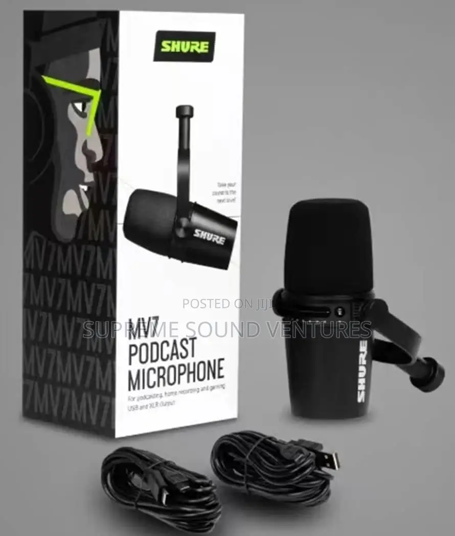 Shure Mv7 Podcast Microphone