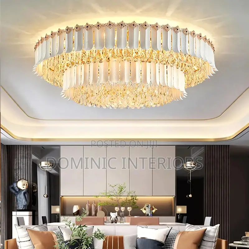 Ceramic Feather Ceiling Lights /800mm