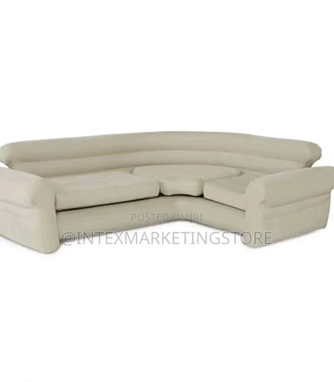 Intex Comfortable Corner Sofa ( 101'' X 80'' X 30'' )
