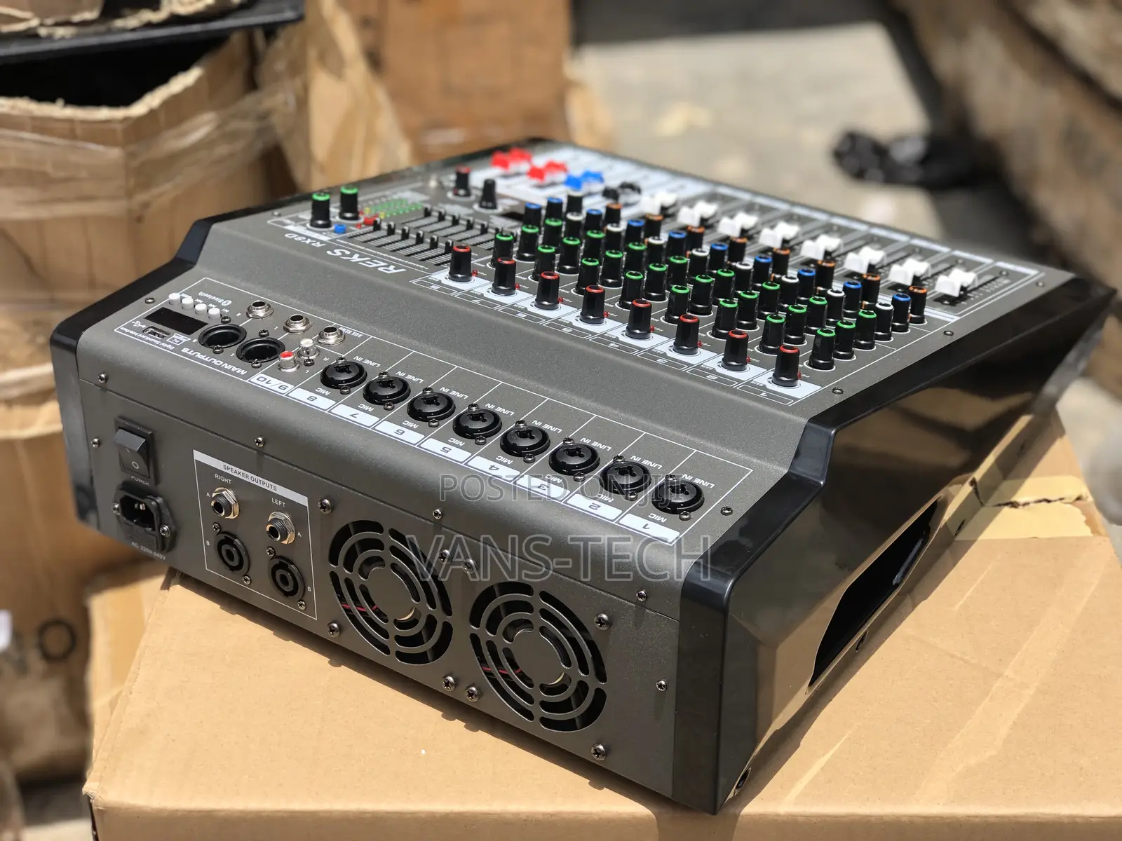 8channel Powered Mixer Amp (REKS)