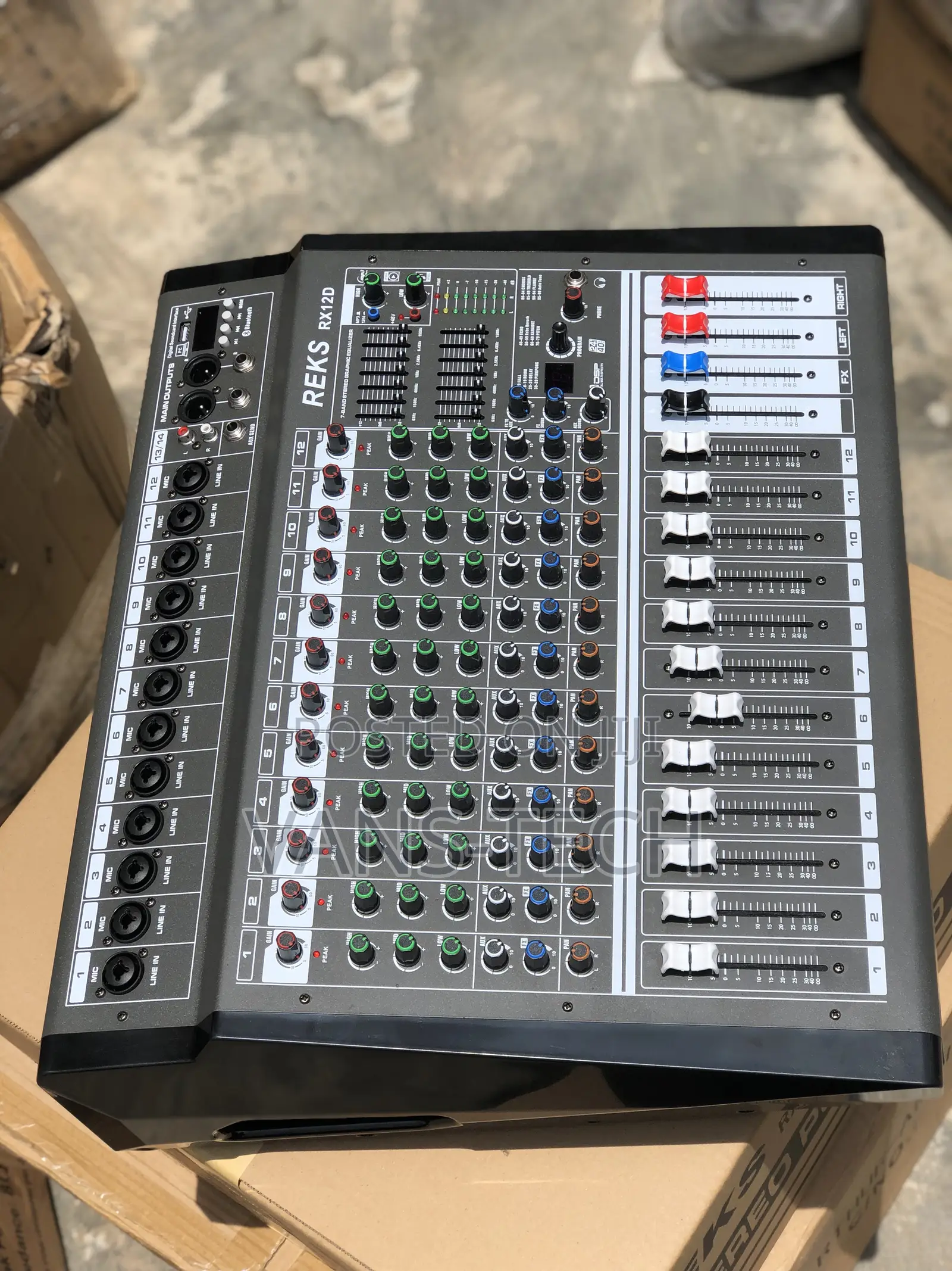 12 Channels Mixer Amplifier,(REKS)