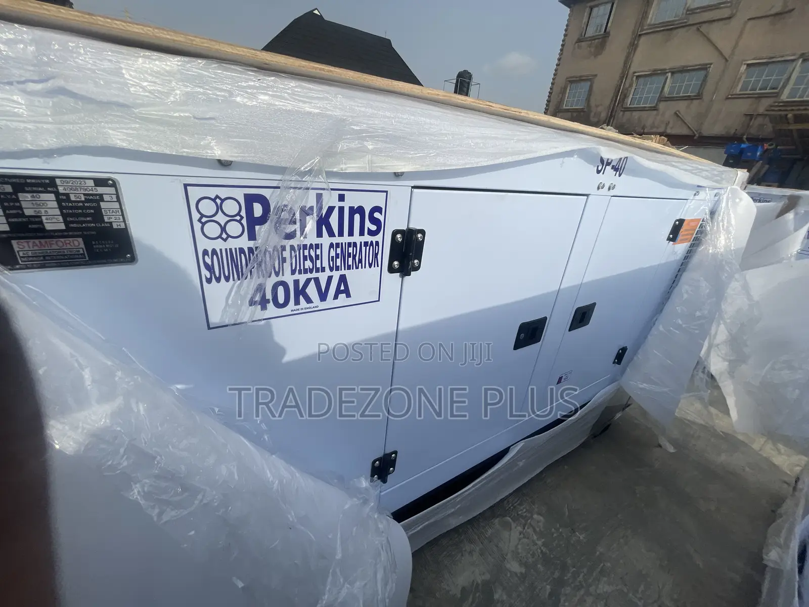 Quality 40kva Single Phase DIESEL Soundproof Generator