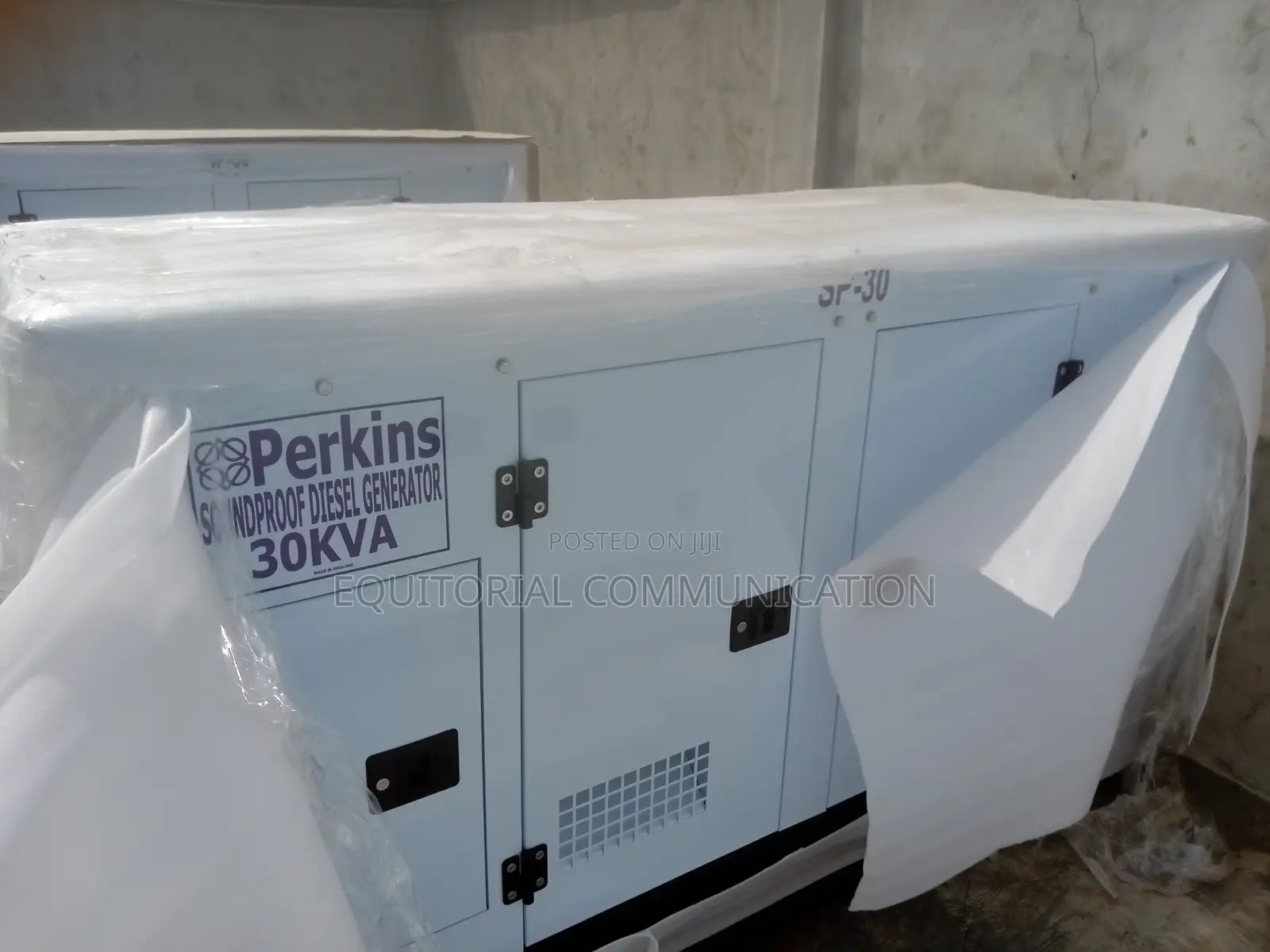30kva Perkins Soundproof Diesel Generator - New