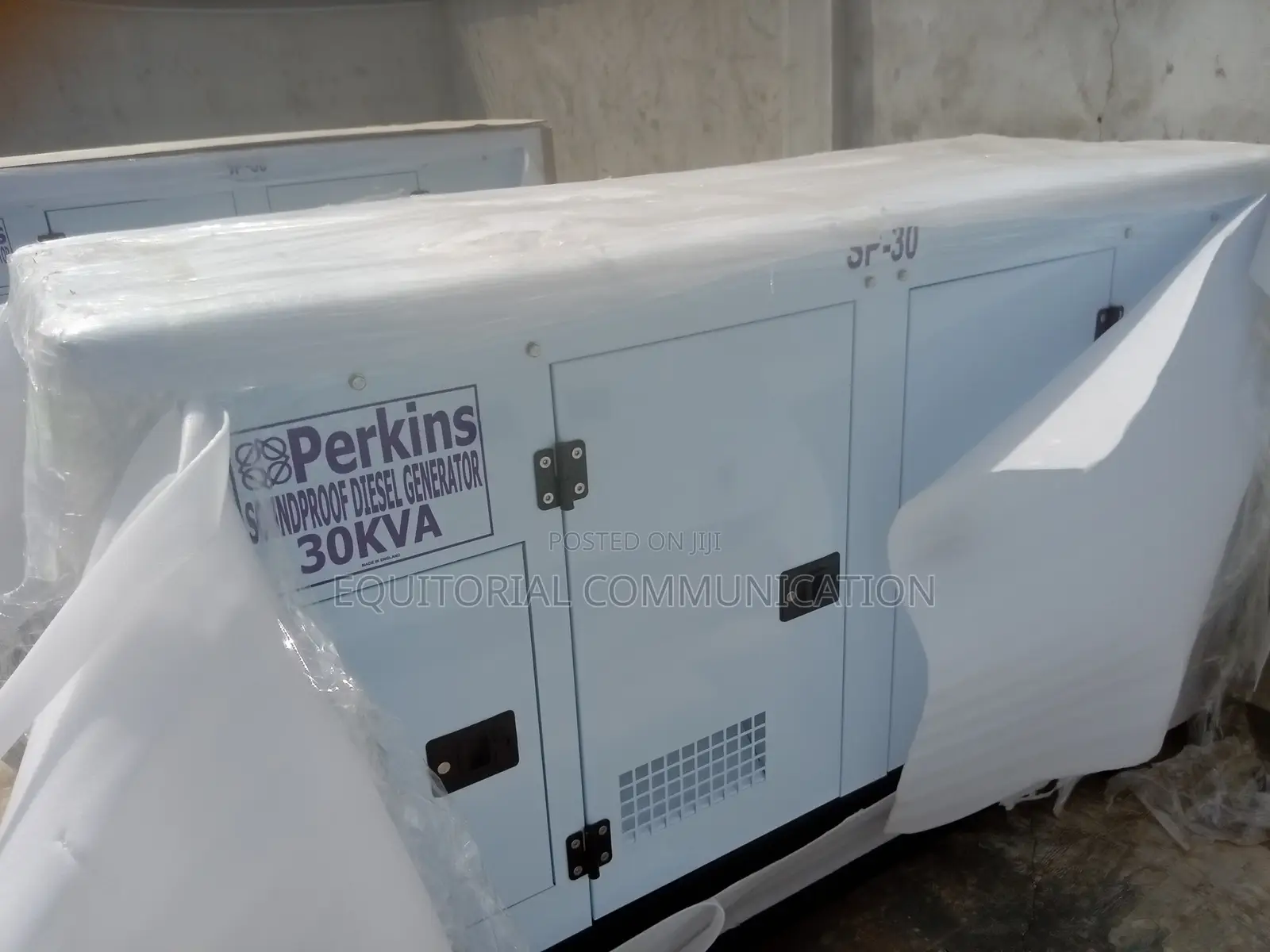 30KVA Perkins Soundproof Diesel Generator - DC Power